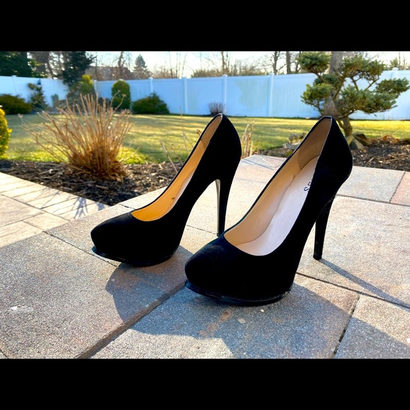 Guess Shoes - Guess Platform Suede Heels